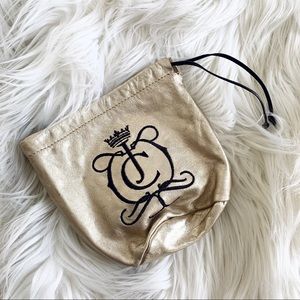 Juicy Couture 2000’s Gold Travel Shoe Bag